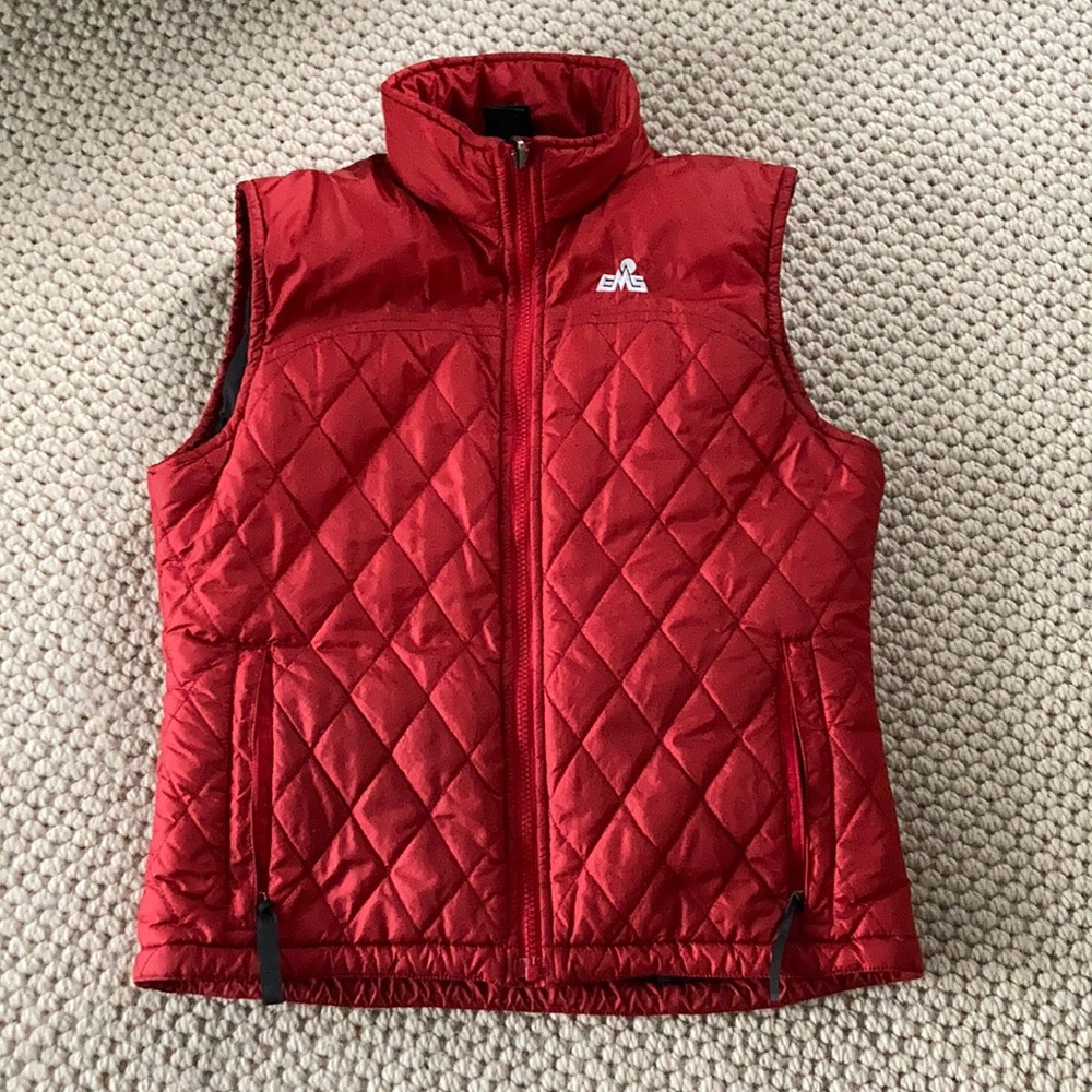 EMS red puff vest.